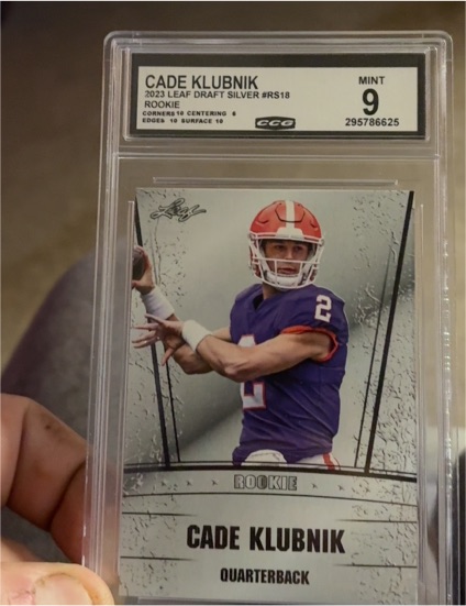 2023 Leaf Draft Silver #RS18 Cade Klubnik — front