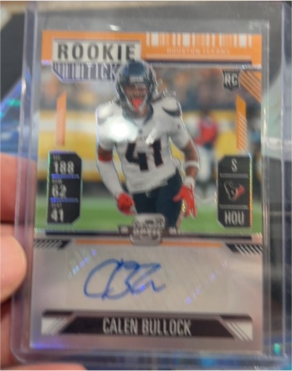2024 Panini Contenders Rookie Ticket #RC Calen Bullock — front