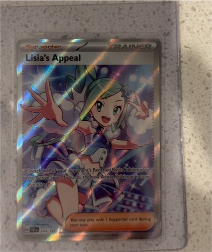 2023 Pokémon Scarlet & Violet Surging Sparks #234 Lisia's Appeal — front