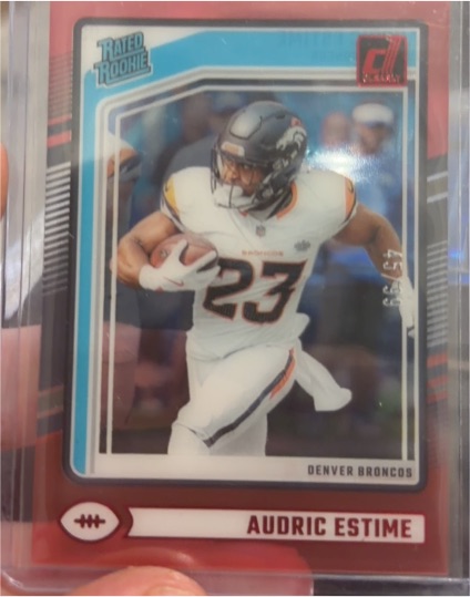 2024 Panini Clearly Donruss #93 Audric Estime — front