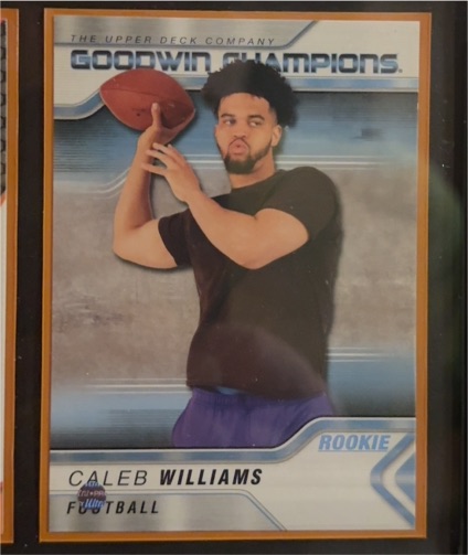 2023 Upper Deck Goodwin Champions #44 Caleb Williams — front