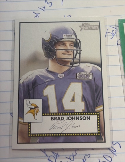 2006 Topps Heritage #241 Brad Johnson — front