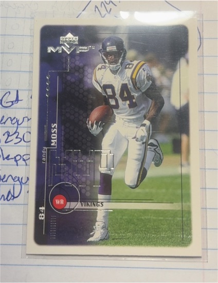 1999 Upper Deck MVP #105 Randy Moss — front