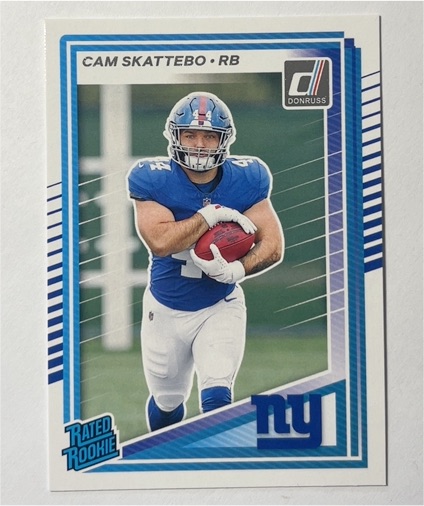 2025 Donruss #302 Cam Skattebo — front