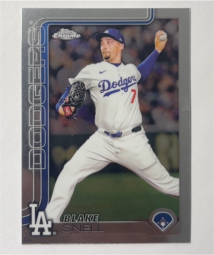 2025 Topps Chrome #175 Blake Snell — front