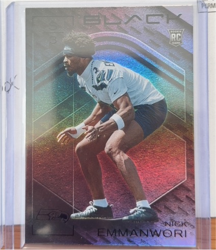 2025 Panini Black #144 Nick Emmanwori — front