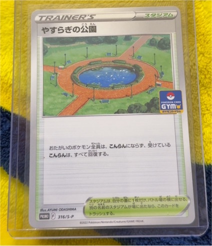 2022 Pokemon Sword & Shield Promo #316/S-P Peaceful Park — front