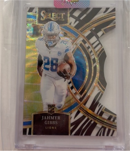 2023 Panini Select Premier Level #198 Jahmyr Gibbs — front