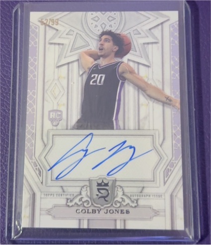 2023-24 Topps Royalty Pursuit of Greatness #POG-CJ Colby Jones — front