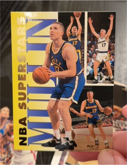 1993-94 Fleer NBA Superstars #14 Chris Mullin — front
