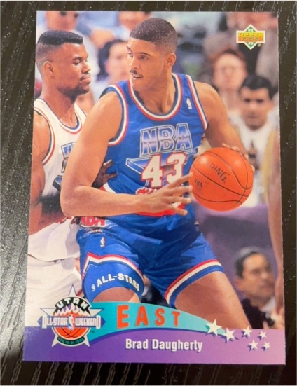 1992-93 Upper Deck #427 Brad Daugherty — front