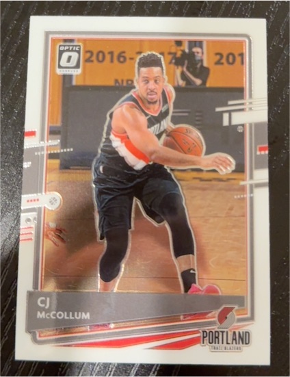2020-21 Panini Donruss Optic #135 CJ McCollum — front