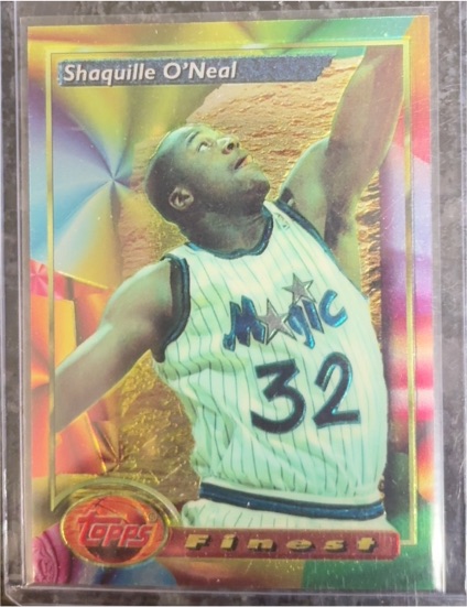 1993-94 Topps Finest #3 Shaquille O'Neal — front