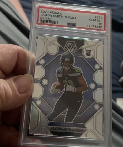 2023 Panini Mosaic #331 Jaxon Smith-Njigba — front