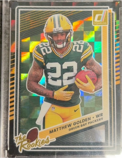 2025 Donruss #18 Matthew Golden The Rookies — front