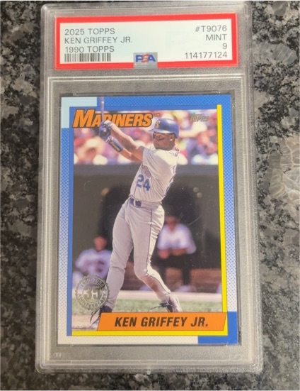 2025 Topps Series 1 #T90-76 Ken Griffey Jr. 35th Anniversary Seattle Mariners — front