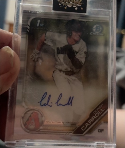 2019 Bowman Chrome 1st Bowman Corbin Carroll — front