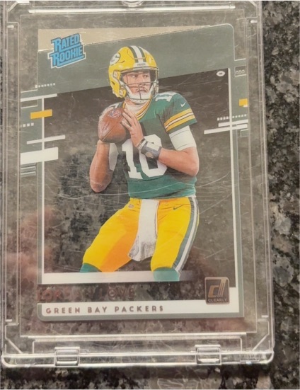 2020 Donruss Clearly Rated Rookie #RR-JL Jordan Love — front