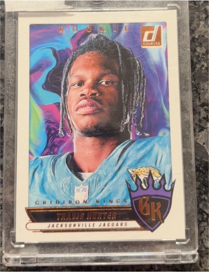 2025 Donruss #RGK-THR Travis Hunter Rookie Gridiron Kings — front