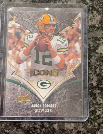 2008 Upper Deck Icons #5 Aaron Rodgers — front