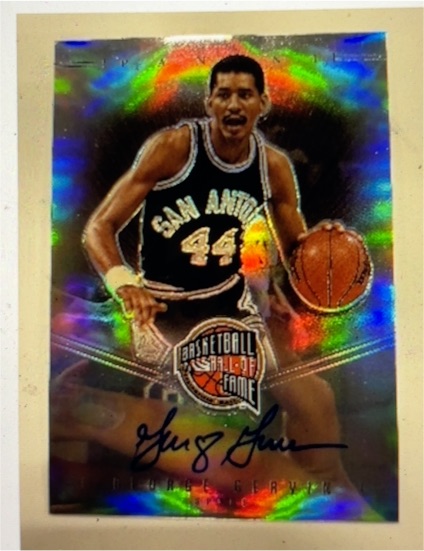 2020-21 Panini Impeccable Spectra #SH-GGE George Gervin — front