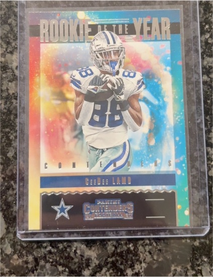 2020 Panini Contenders #RY-CDL CeeDee Lamb Rookie of the Year — front