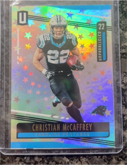 2019 Panini Unparalleled #22 Christian McCaffrey — front