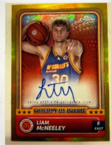 2024 Topps Chrome McDonald's All American #148 Liam McNeeley — front