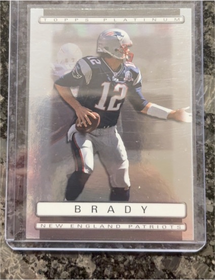2009 Topps Platinum #18 Tom Brady — front