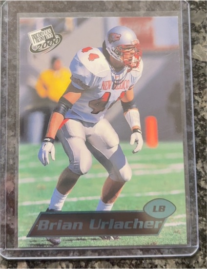 2000 Press Pass #PP9 Brian Urlacher — front