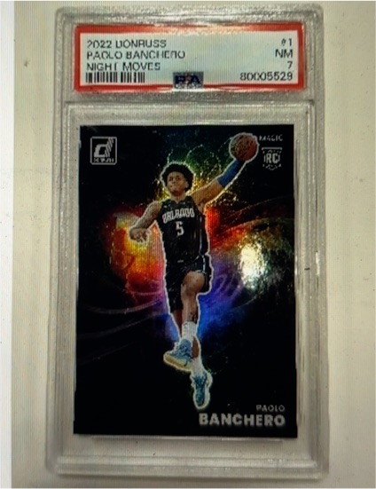 2022 Donruss #1 Paolo Banchero Night Moves — front