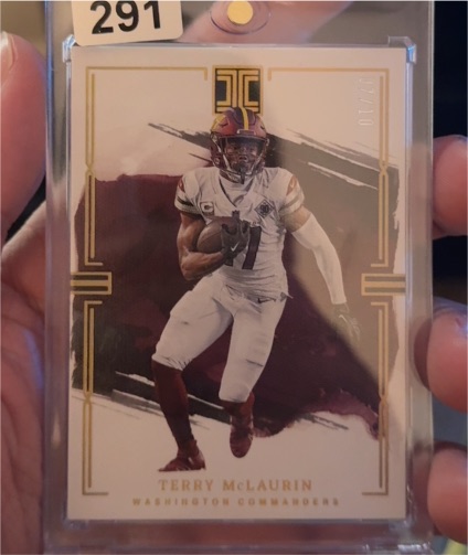 2023 Panini Impeccable #07/10 Terry McLaurin — front