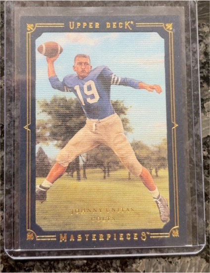 2008 Upper Deck Masterpieces #50 Johnny Unitas — front