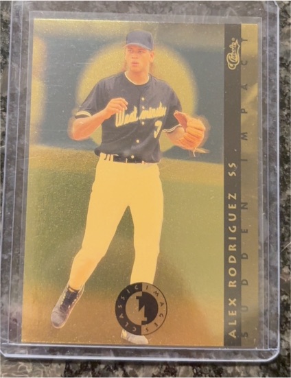 1993 Classic Images #SI4 Alex Rodriguez Sudden Impact — front