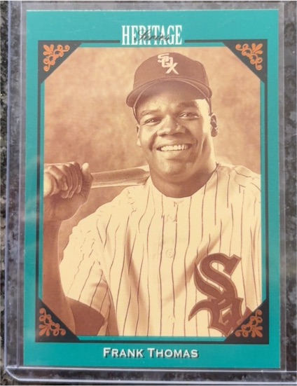 1993 Leaf Studio Heritage #8 Frank Thomas — front