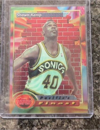 1993-94 Topps Finest #123 Shawn Kemp — front