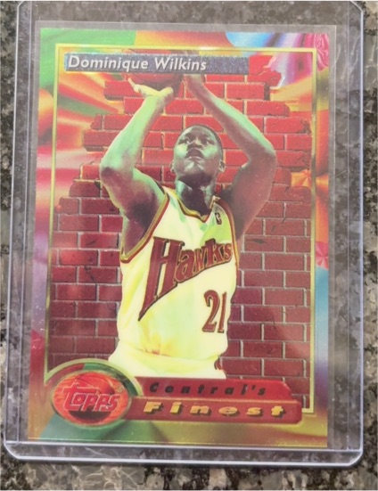 1993-94 Topps Finest #102 Dominique Wilkins — front