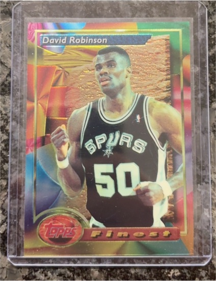 1993-94 Topps Finest #21 David Robinson — front