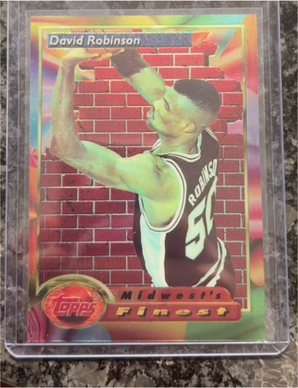 1993-94 Topps Finest #118 David Robinson — front