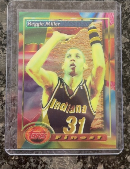 1993-94 Topps Finest #11 Reggie Miller — front