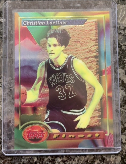 1993-94 Topps Finest #130 Christian Laettner — front