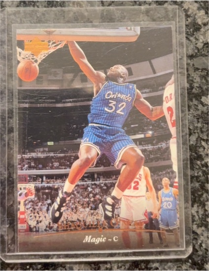 1995-96 Upper Deck #95 Shaquille O'Neal Orlando Magic — front