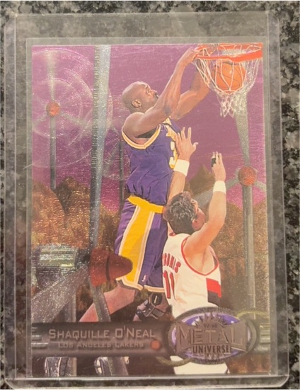 1997-98 Skybox Metal Universe #50 Shaquille O'Neal — front