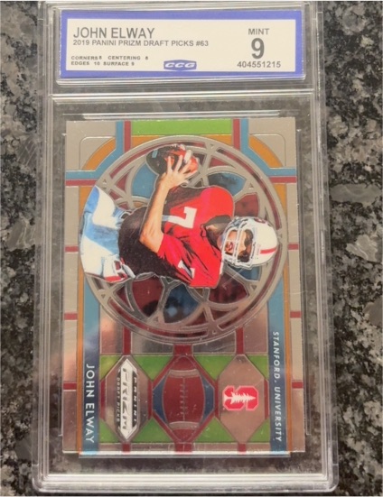 2019 Panini Prizm Draft Picks #63 John Elway — front