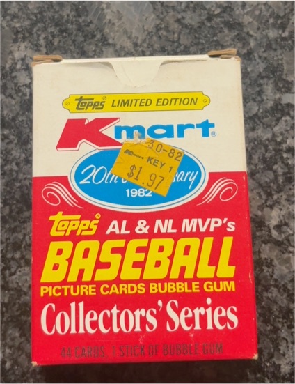 1982 Topps Kmart 20th Anniversary Baseball Card Set — front