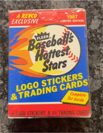 1987 Fleer Baseball's Hottest Stars — front