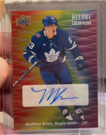 2023-24 Upper Deck Allure Color Flow #CFA-MK Matthew Knies — front