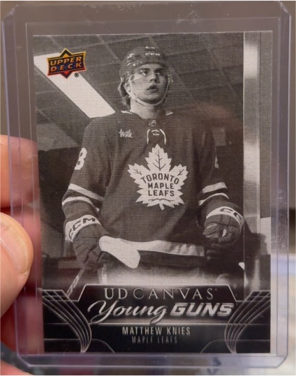 2023-24 Upper Deck Canvas Young Guns #C103 Matthew Knies — front