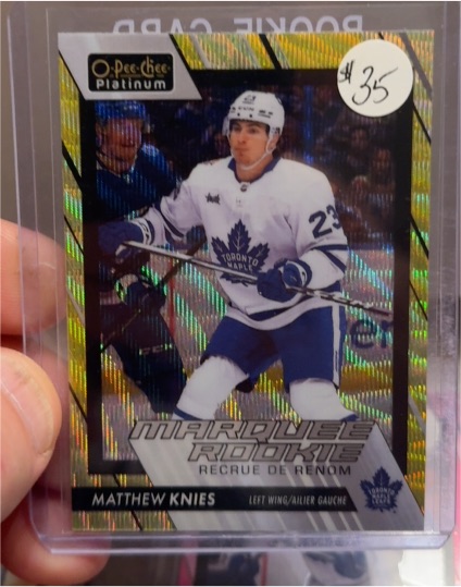 2023-24 O-Pee-Chee Platinum #205 Matthew Knies Marquee Rookie — front