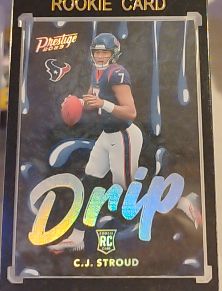2023 Panini Prestige Football #unknown C.J. Stroud Drip Rookie Card — front
